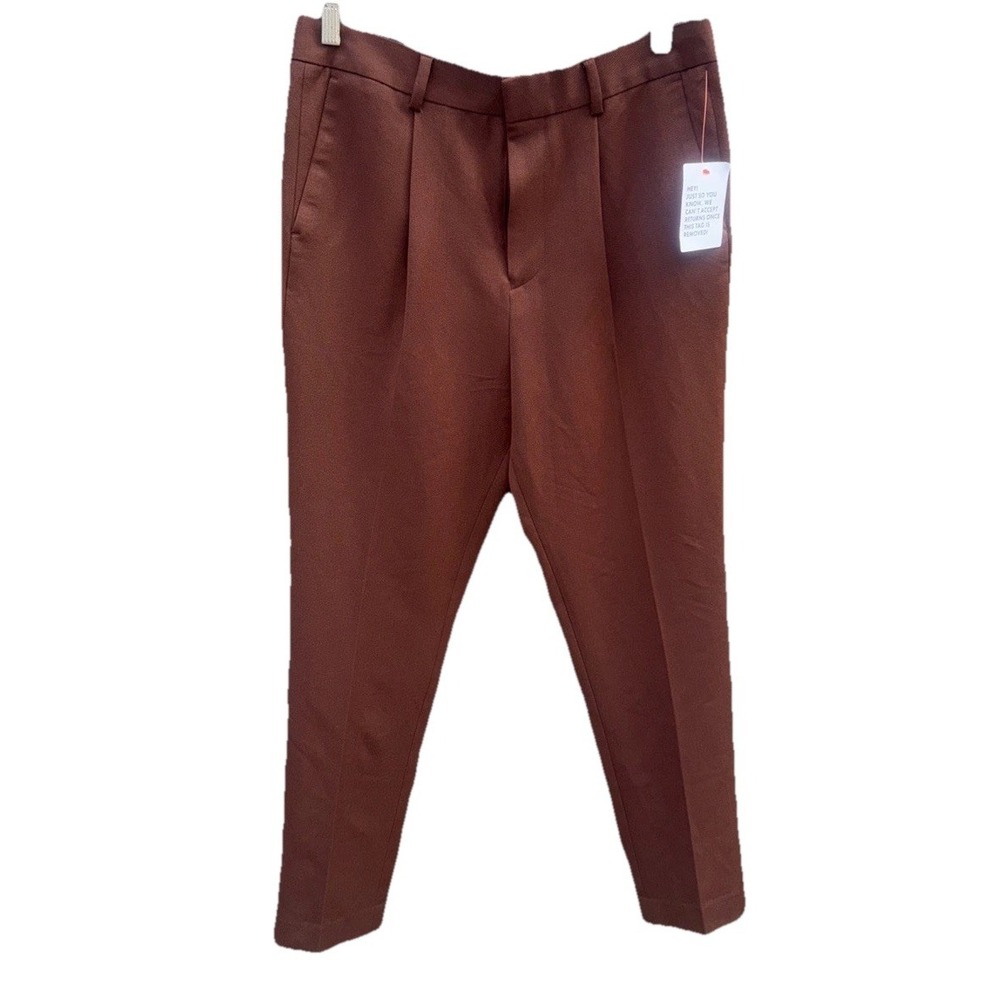 Asos Design Women's Brown Pants Size W 32L 34NW T
